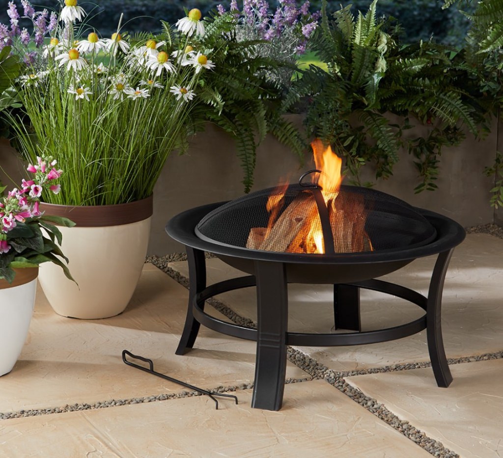 Picture of: Hd Designs Outdoors Round Steel Fire Pit  in  Shipt