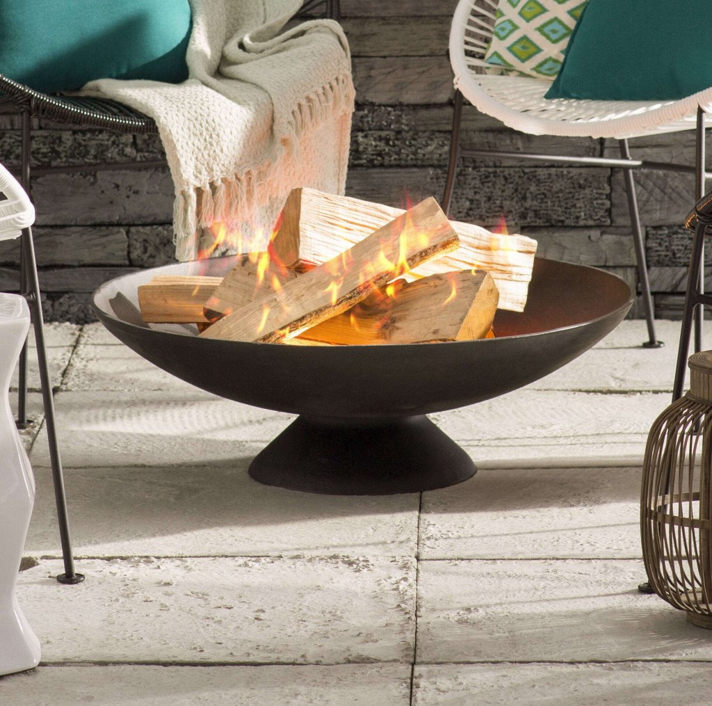 Picture of: Howland Cast Iron Wood Burning Fire Pit