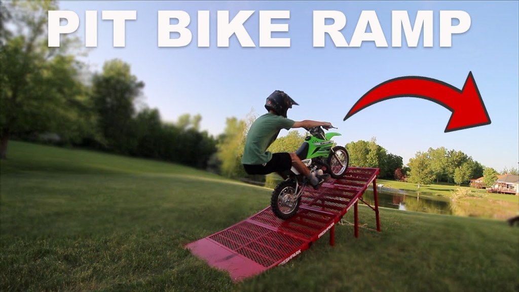 Picture of: INSANE PIT BIKE FREESTYLE RAMP!!!