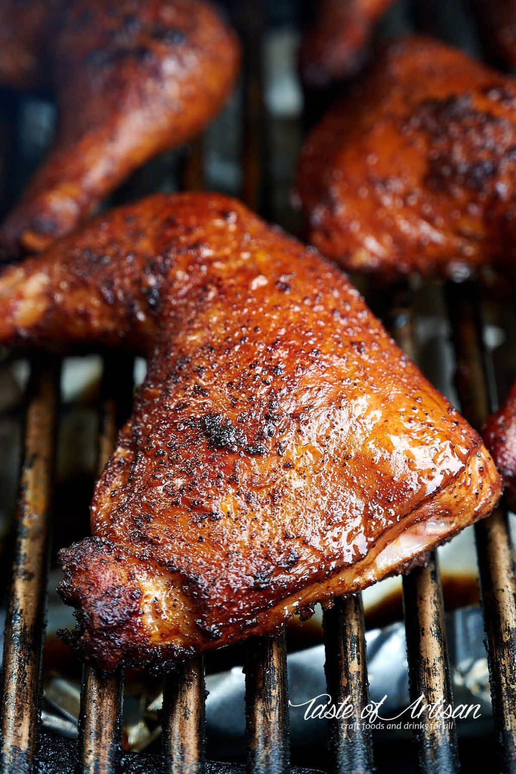 Picture of: Smoked Chicken Leg Quarters – Taste of Artisan