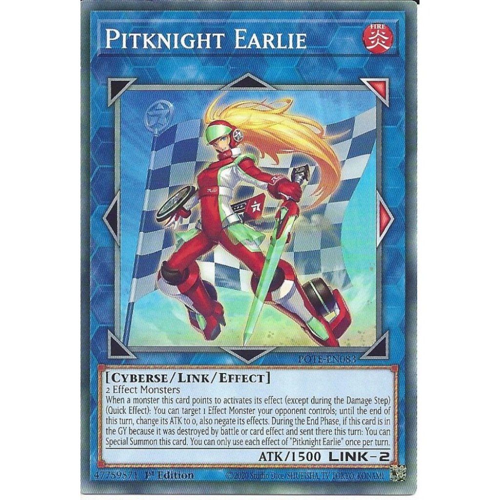 Picture of: Yu-Gi-Oh! Trading Card Game Yu-Gi-Oh! Trading Card Game POTE-EN  Pitknight Earlie  st Edition  Common Card